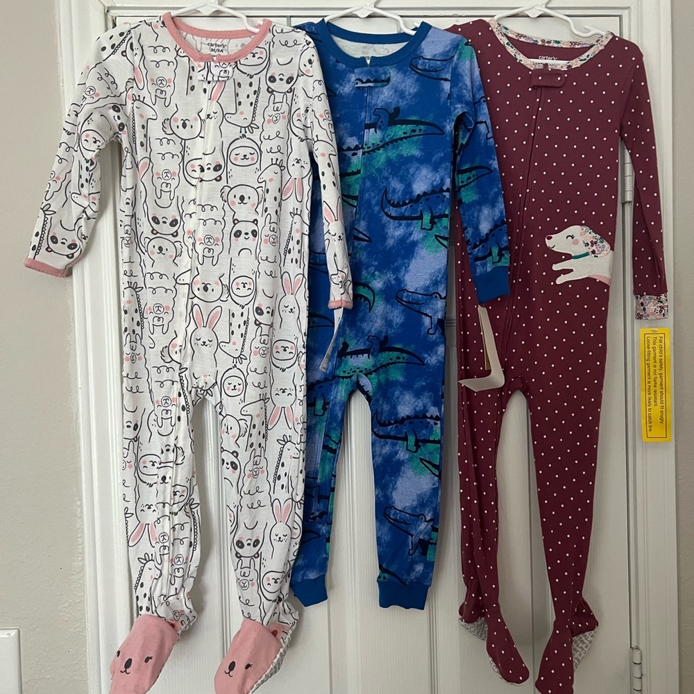 Carters 3t pajamas